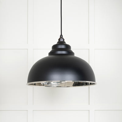 From The Anvil 49505EB - Smooth Nickel Harborne Pendant in Elan Black  #finish_elan-black