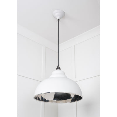 From The Anvil 49505F - Smooth Nickel Harborne Pendant in Flock #finish_flock