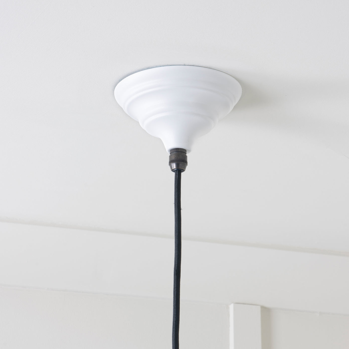 From The Anvil 49505F - Smooth Nickel Harborne Pendant in Flock #finish_flock