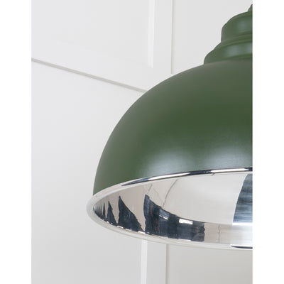 From The Anvil 49505H - Smooth Nickel Harborne Pendant in Heath #finish_heath