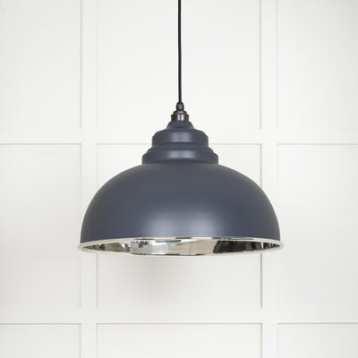 From The Anvil 49505SL - Smooth Nickel Harborne Pendant in Slate  #finish_slate