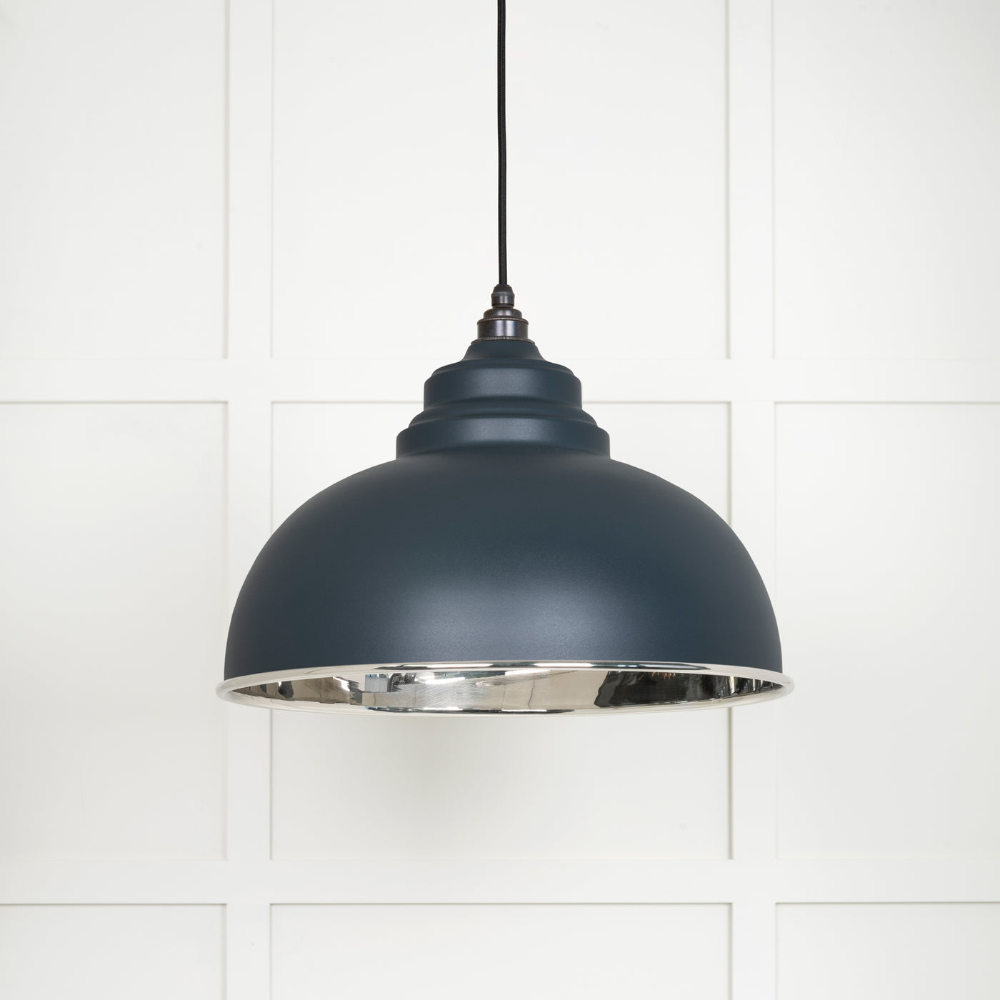 From The Anvil 49505SO - Smooth Nickel Harborne Pendant in Soot  #finish_soot