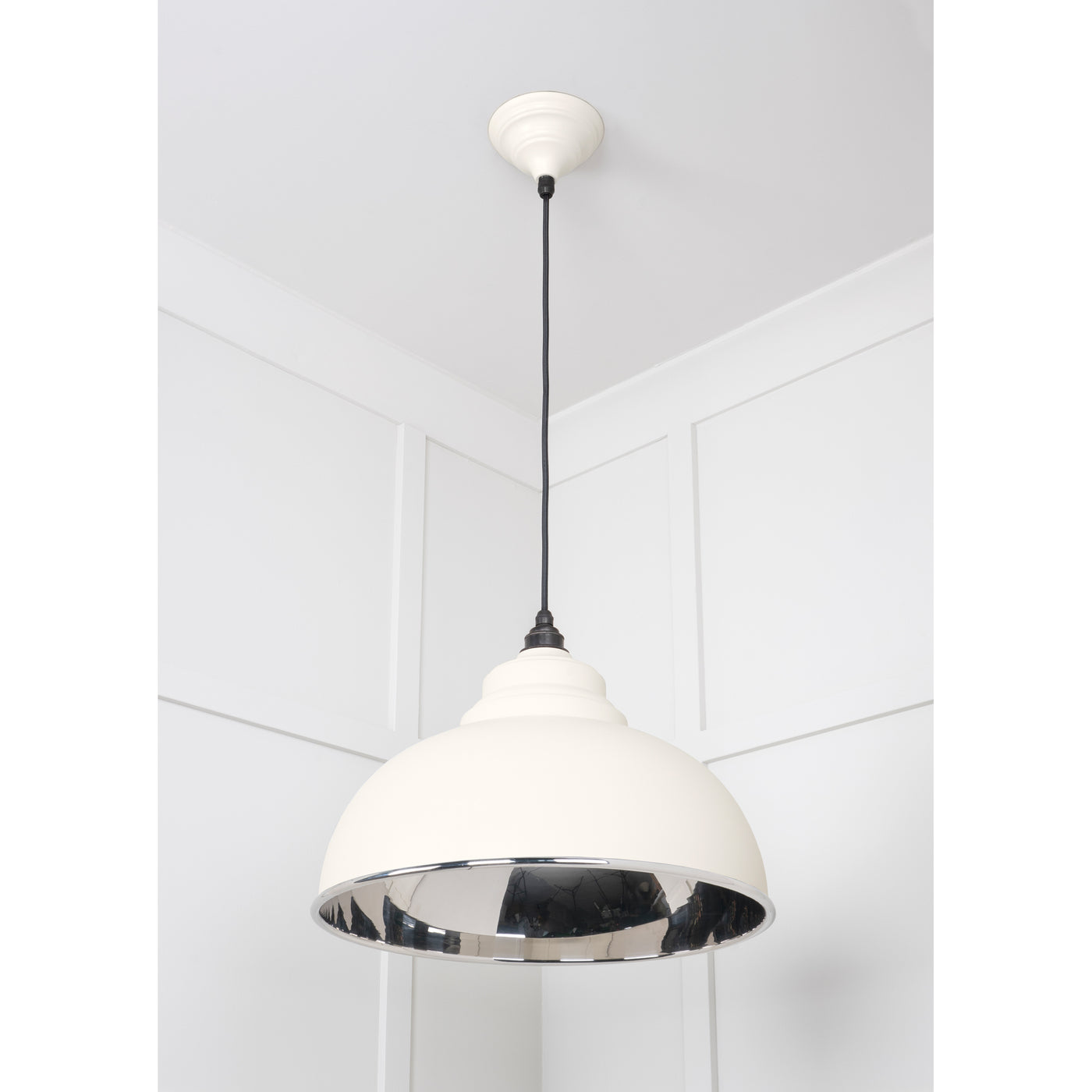 From The Anvil 49505TE - Smooth Nickel Harborne Pendant in Teasel #finish_teasel