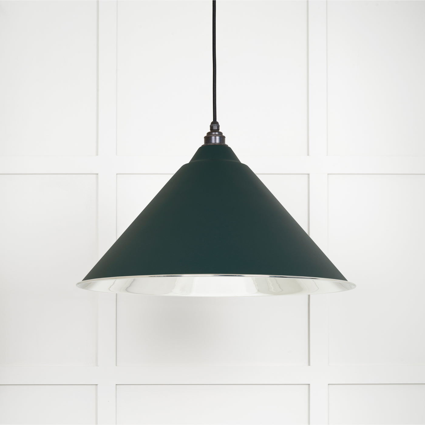 From The Anvil 49506DI - Smooth Nickel Hockley Pendant in Dingle  #finish_dingle