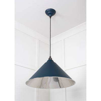 From The Anvil 49506DU - Smooth Nickel Hockley Pendant in Dusk #finish_dusk