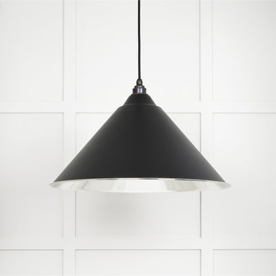 From The Anvil 49506EB - Smooth Nickel Hockley Pendant in Elan Black  #finish_elan-black