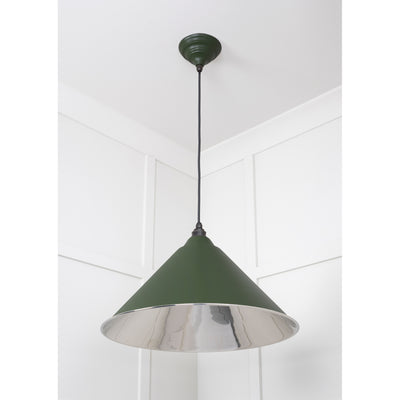 From The Anvil 49506H - Smooth Nickel Hockley Pendant in Heath #finish_heath