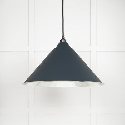 From The Anvil 49506SO - Smooth Nickel Hockley Pendant in Soot  #finish_soot