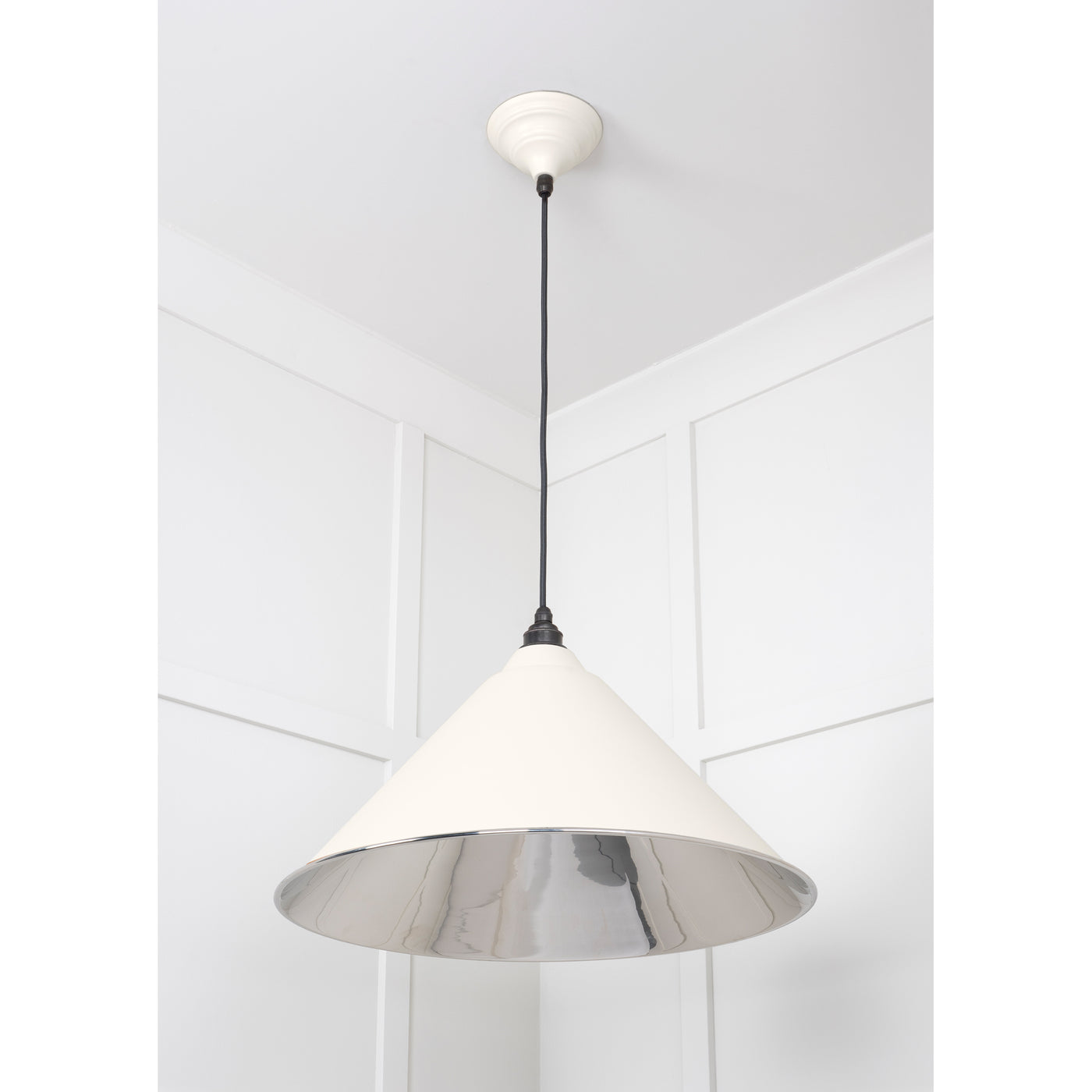 From The Anvil 49506TE - Smooth Nickel Hockley Pendant in Teasel #finish_teasel