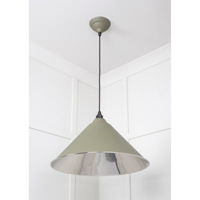 From The Anvil 49506TU - Smooth Nickel Hockley Pendant in Tump #finish_tump