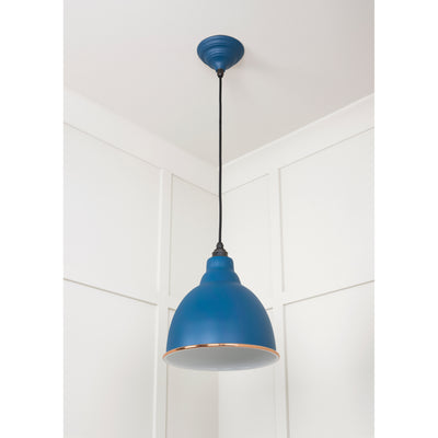 From The Anvil 49507U - White Gloss Brindley Pendant in Upstream #finish_upstream