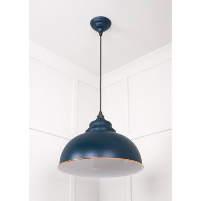 From The Anvil 49508DU - White Gloss Harborne Pendant in Dusk #finish_dusk