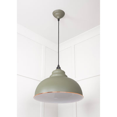 From The Anvil 49508TU - White Gloss Harborne Pendant in Tump #finish_tump