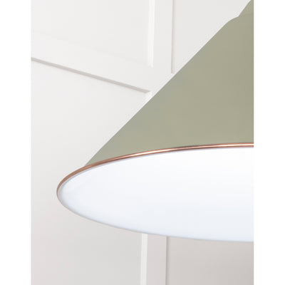 From The Anvil 49510TU - White Gloss Hockley Pendant in Tump #finish_tump