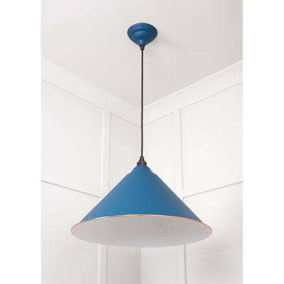 From The Anvil 49510U - White Gloss Hockley Pendant in Upstream #finish_upstream