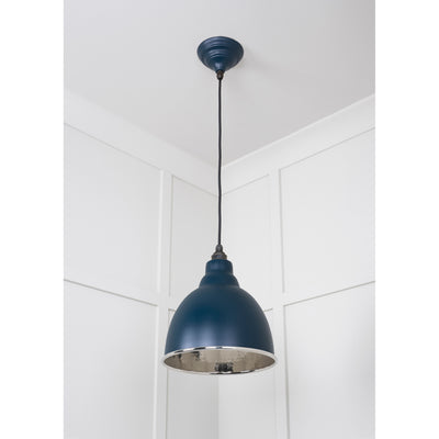 From The Anvil 49511DU - Hammered Nickel Brindley Pendant in Dusk #finish_dusk