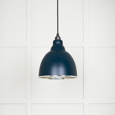 From The Anvil 49511DU - Hammered Nickel Brindley Pendant in Dusk  #finish_dusk