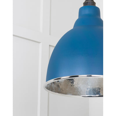 From The Anvil 49511U - Hammered Nickel Brindley Pendant in Upstream #finish_upstream