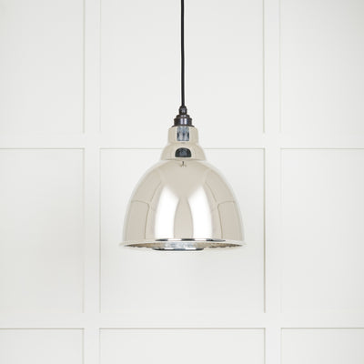 From The Anvil 49511 - Hammered Nickel Brindley Pendant  #finish_hammered-nickel