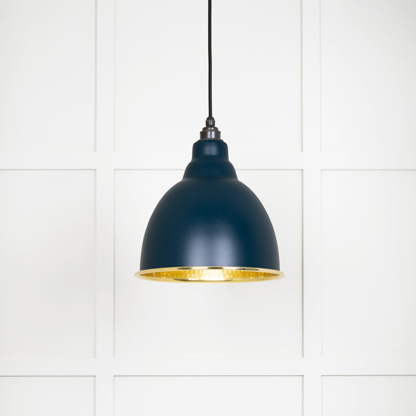 From The Anvil 49517DU - Hammered Brass Brindley Pendant in Dusk  #finish_dusk