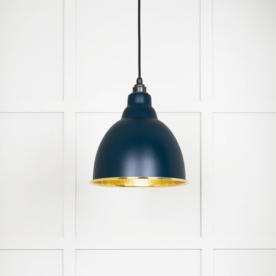 From The Anvil 49517DU - Hammered Brass Brindley Pendant in Dusk  #finish_dusk