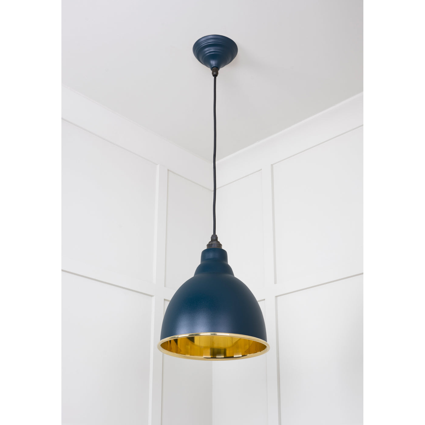 From The Anvil 49518DU - Smooth Brass Brindley Pendant in Dusk #finish_dusk