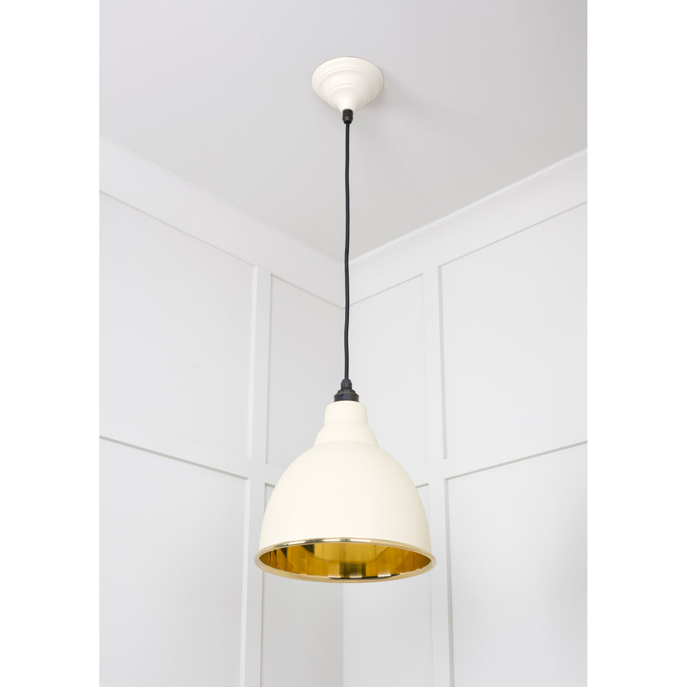 From The Anvil 49518TE - Smooth Brass Brindley Pendant in Teasel #finish_teasel