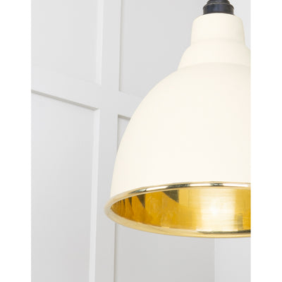 From The Anvil 49518TE - Smooth Brass Brindley Pendant in Teasel #finish_teasel