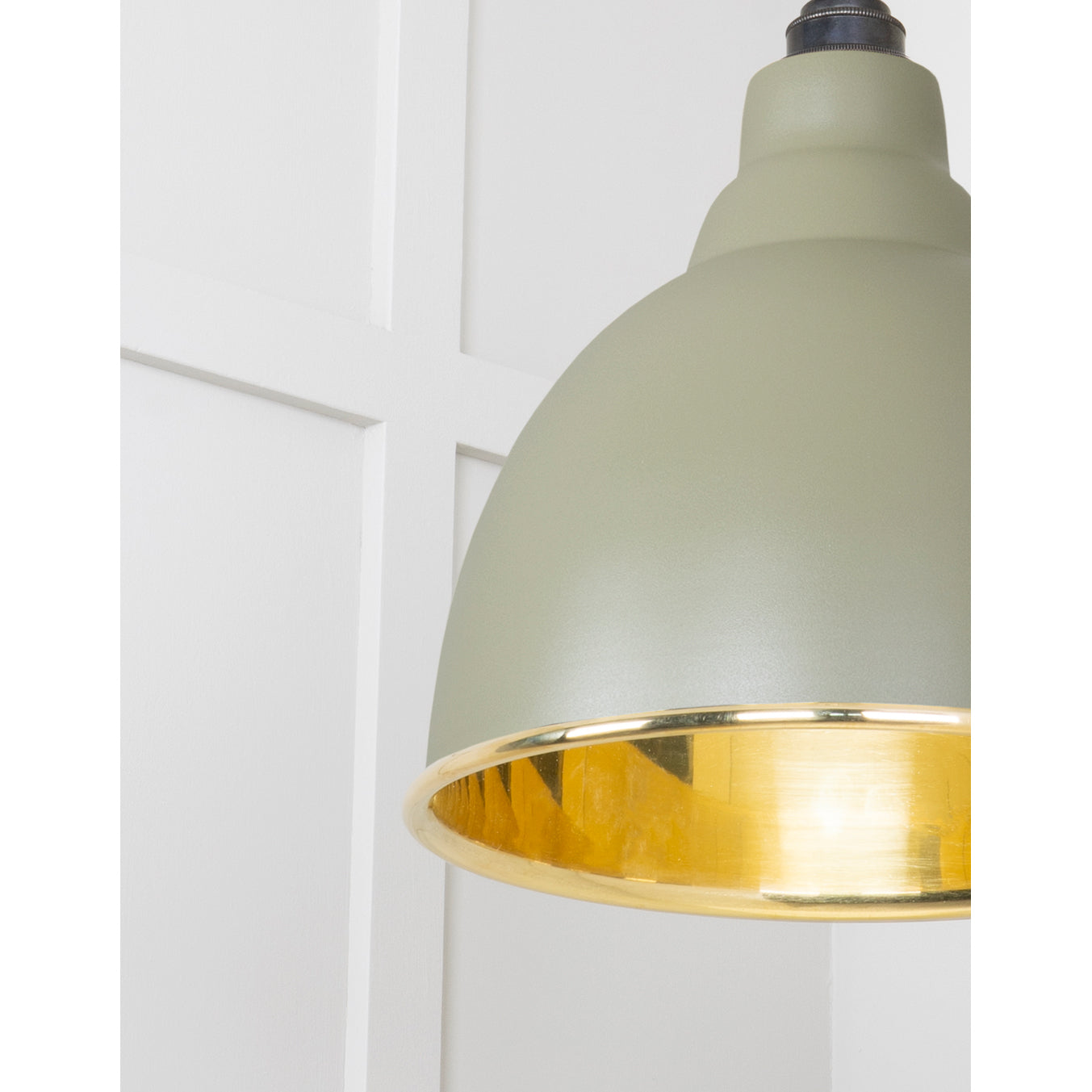 From The Anvil 49518TU - Smooth Brass Brindley Pendant in Tump #finish_tump