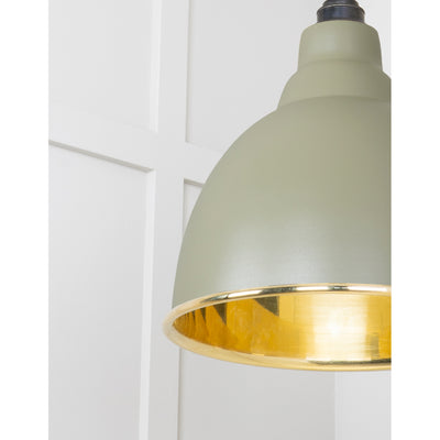 From The Anvil 49518TU - Smooth Brass Brindley Pendant in Tump #finish_tump