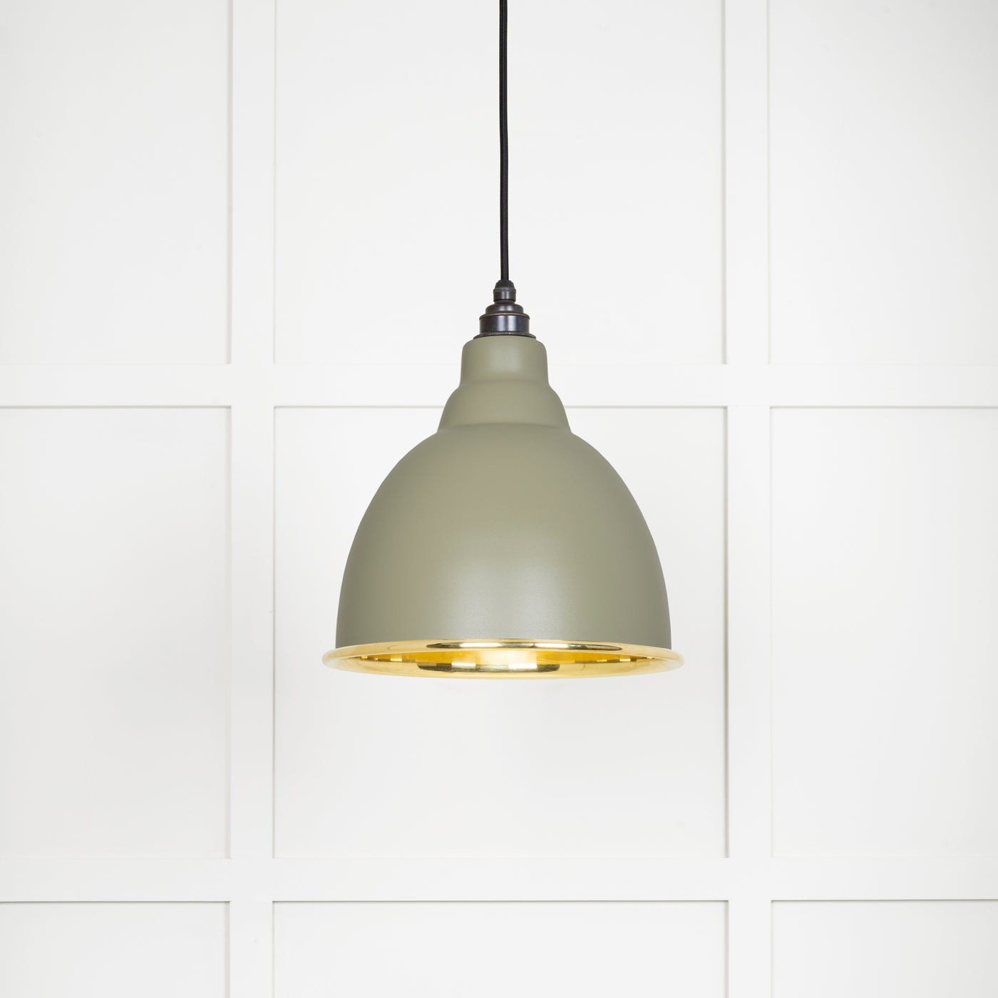 From The Anvil 49518TU - Smooth Brass Brindley Pendant in Tump  #finish_tump