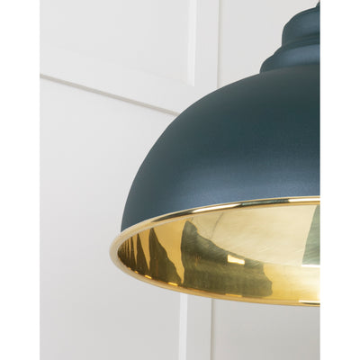 From The Anvil 49522DI - Smooth Brass Harborne Pendant in Dingle #finish_dingle