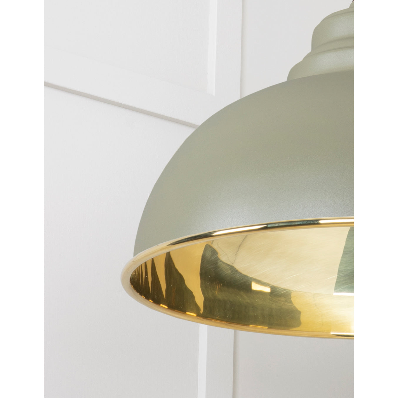 From The Anvil 49522TU - Smooth Brass Harborne Pendant in Tump #finish_tump