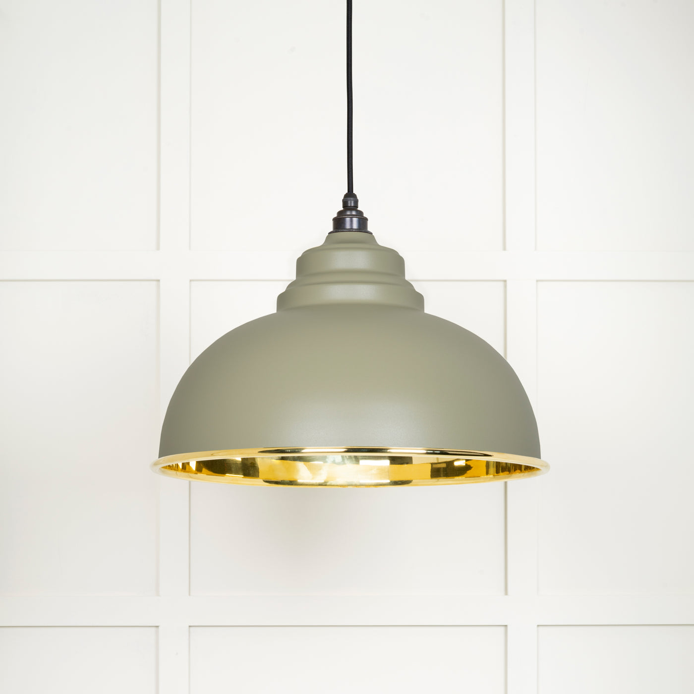 From The Anvil 49522TU - Smooth Brass Harborne Pendant in Tump  #finish_tump