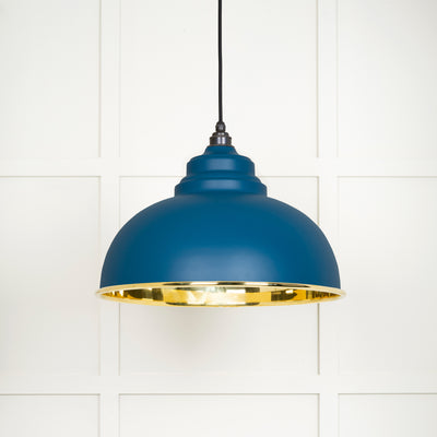 From The Anvil 49522U - Smooth Brass Harborne Pendant in Upstream  #finish_upstream