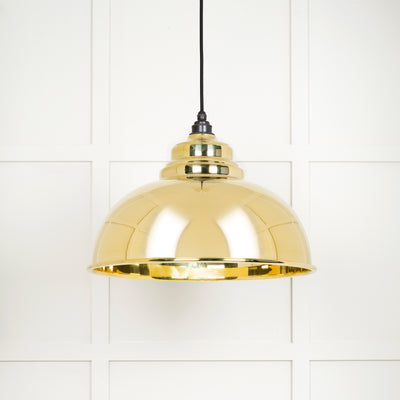 From The Anvil 49522 - Smooth Brass Harborne Pendant  #finish_smooth-brass