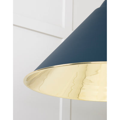 From The Anvil 49524DU - Smooth Brass Hockley Pendant in Dusk #finish_dusk