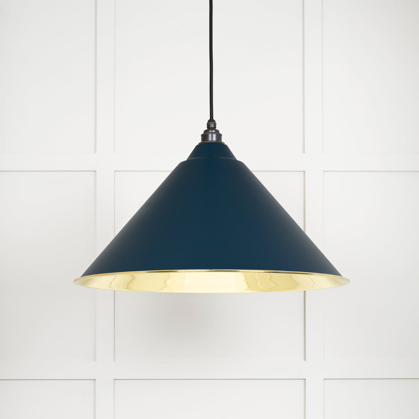 From The Anvil 49524DU - Smooth Brass Hockley Pendant in Dusk  #finish_dusk