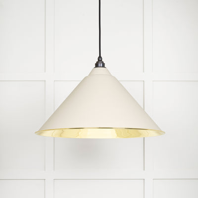 From The Anvil 49524TE - Smooth Brass Hockley Pendant in Teasel  #finish_teasel