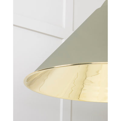 From The Anvil 49524TU - Smooth Brass Hockley Pendant in Tump #finish_tump