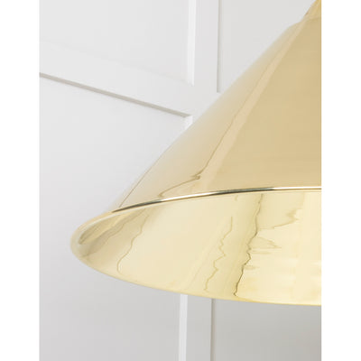 From The Anvil 49524 - Smooth Brass Hockley Pendant #finish_smooth-brass