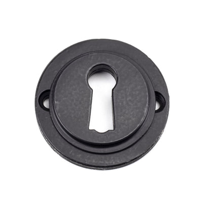 From The Anvil 49538 - Matt Black Round Escutcheon (Beehive)