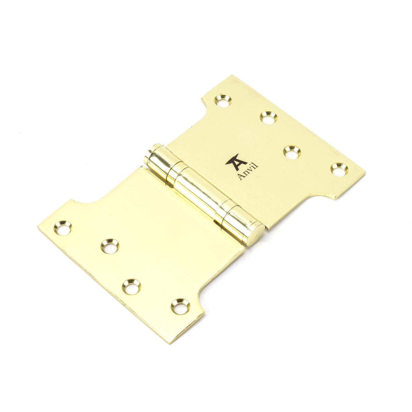 From The Anvil 49556 - Polished Brass 4" x 4" x 6" Parliament Hinge (pair) ss #finish_polished-brass