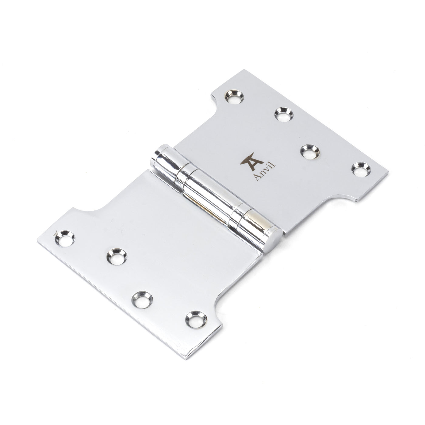 From The Anvil 49559 - Polished Chrome 4" x 4" x 6" Parliament Hinge (pair) ss #finish_polished-chrome