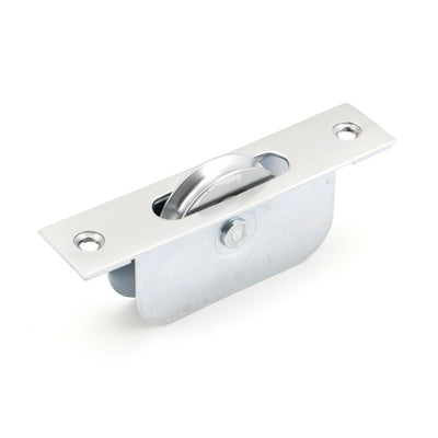 From The Anvil 49588 - Satin Chrome Square Ended Sash Pulley 75kg #finish_satin-chrome