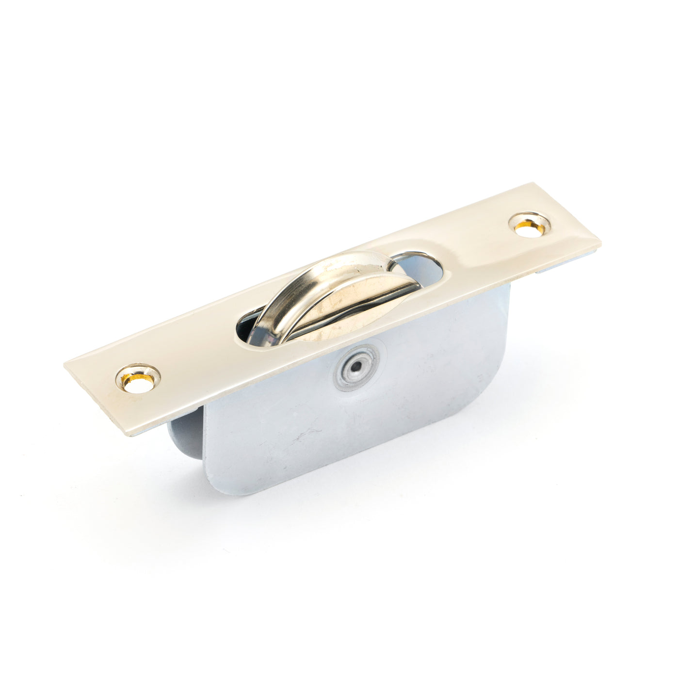 From The Anvil 49589 - Polished Nickel Square Ended Sash Pulley 75kg #finish_polished-nickel