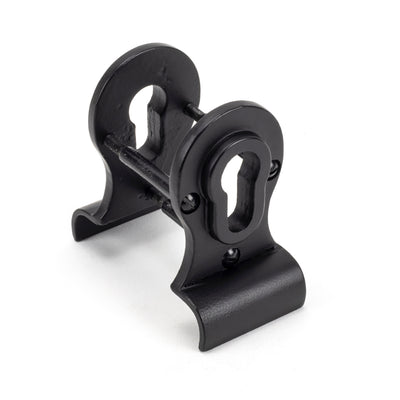 From The Anvil 49597 - Matt Black 50mm Euro Door Pull (Back to Back fixing) #finish_matt-black