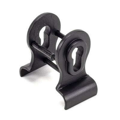 From The Anvil 49597 - Matt Black 50mm Euro Door Pull (Back to Back fixing)  #finish_matt-black