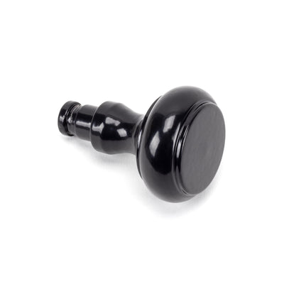 From The Anvil 49897 - Black Regency Curtain Finial (pair)  #finish_black