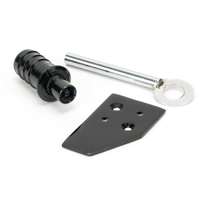 From The Anvil 49918 - Black Key-Flush Sash Stop #finish_black